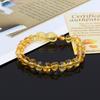 Ekte Baltic Amber Teething Armbånd Rå og ankel babyperler for bitringer
