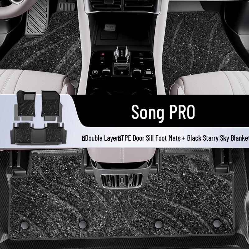"2025 BYD Song PRO DMi Second Gen TPE Floor Mats - Full Coverage PRO Accessories”