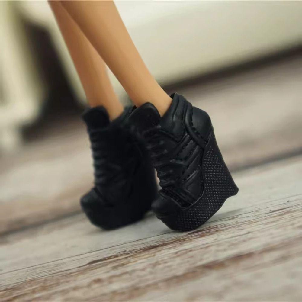 Fashion 30cm Doll Shoes 2.2~2.4cm Length Foot Dolls Accessories Female Doll Boots  Doll Accessories