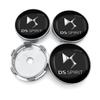 4ks 60mm Středová krytka náboje kola auta Kryt ráfku Znak Samolepky Pro DS SPIRIT DS3 DS4 5LS DS6 DS7 DS9 WILD RUBIS E-Tense DIVINEDS