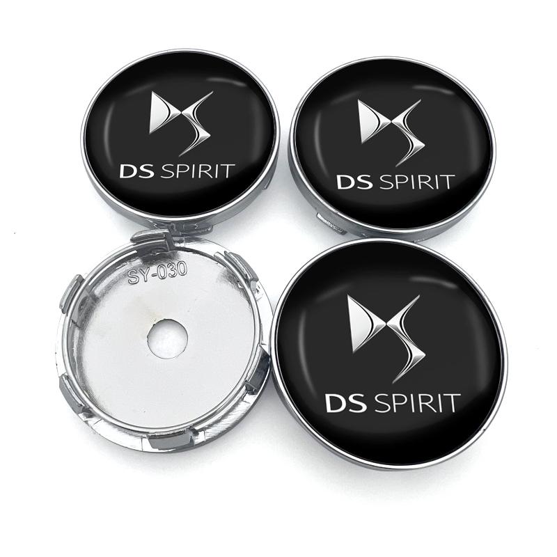 4ks 60mm Středová krytka náboje kola auta Kryt ráfku Znak Samolepky Pro DS SPIRIT DS3 DS4 5LS DS6 DS7 DS9 WILD RUBIS E-Tense DIVINEDS