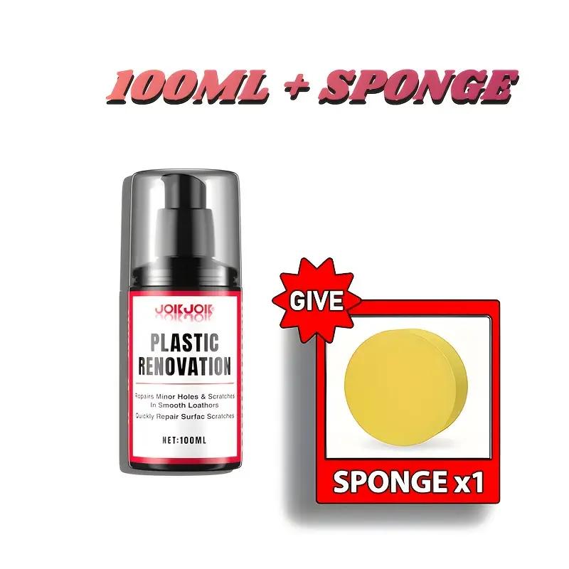 

Multipurpose Automotive Plastic Care Refurbishment Wax - Plastic Component Repair Cream, Tire Protection and Gloss Cream,