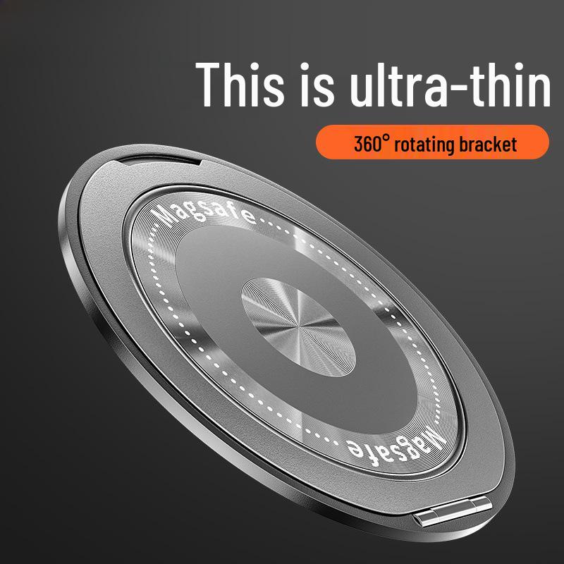 

Lazy 360 Rotating Phone Holder: Ultra-Thin Foldable Stand with Iron Sheet & Plastic for Horizontal/Vertical Screens