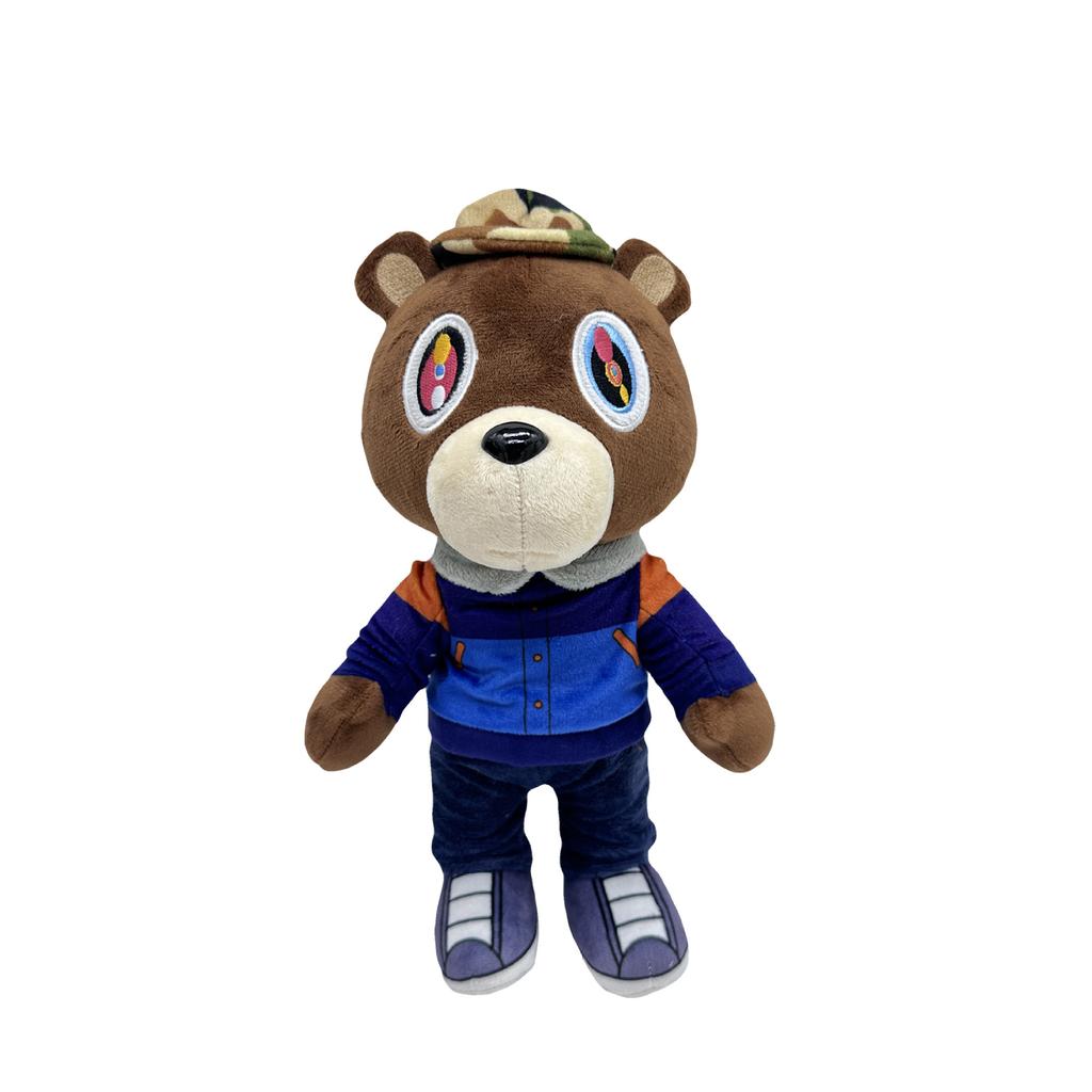 25-30CM Funny Joy Kanye Teddy Bear Plush Toy Cartoon Bear Dolls Stuffed Soft Toy Christmas Birthday Gift For Children