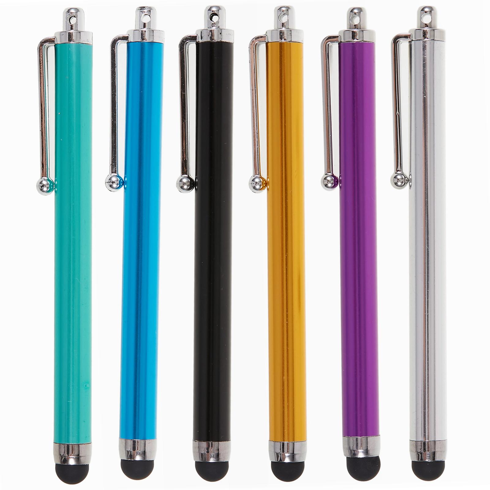 

6Pcs/Set Passive Stylus for Phones Tablets,High Precision Silicone Tip Touch Screen Stylus Pen