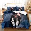 3D Print Anime Solo Leveling Bedding Set Duvet Cover Bed Set Quilt Cover Pillowcase Comforter King Queen Size Boys Adult Bedding