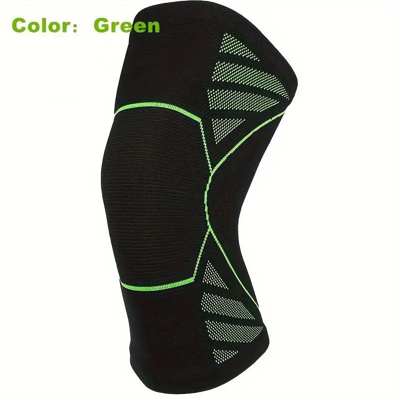 Four-sided Elastic Three-dimensional Knitting Sports Breathable Knee Pads Basketball Running Leggings Outdoor Mountaineering Riding Knitted Knee Pads
