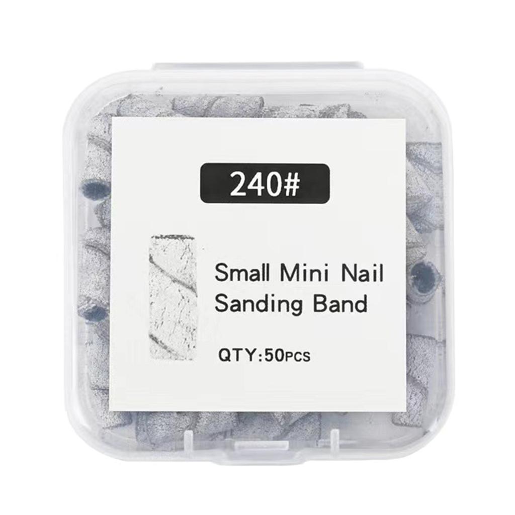 80/120/150/180/240Grit Nail Sanding Bands for Nail Drill Fine Grit Nail Sanding Bands Nail Drill Sanding Bit Manicure