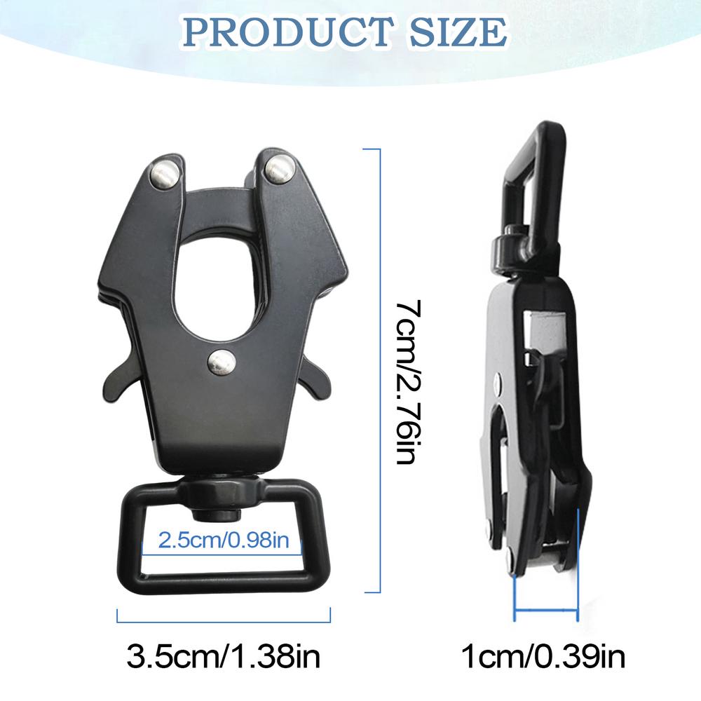 Dog Leash Clasp Dog Leash Collar Linking Swivel Frog Clip Quick Release Locking Pet Supplies Metal Hardware Buckle for Hiking