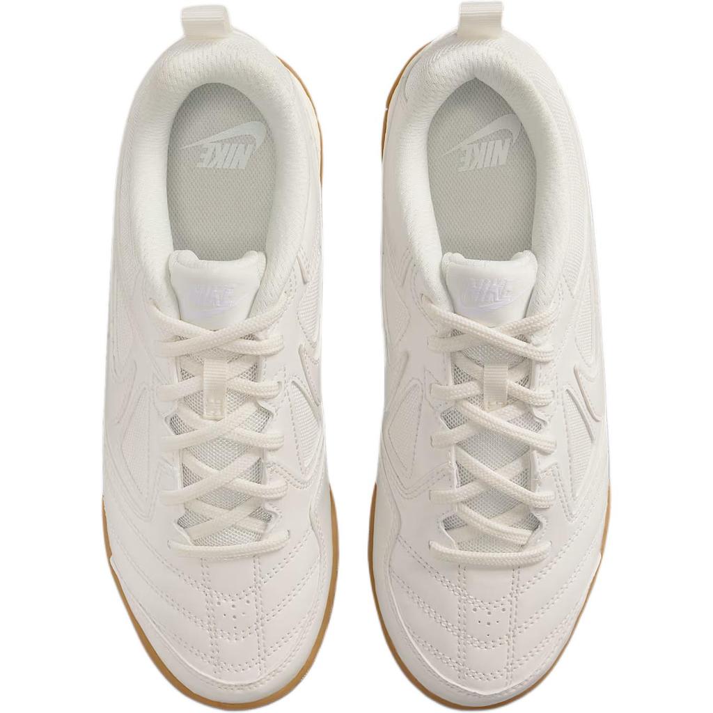 Nike Gato Series LV8 Comfortable Versatile Fashion Breathable Low-Top Kids Soccer Shoes Kids Soccer Shoes Off-White Brown II7084-100