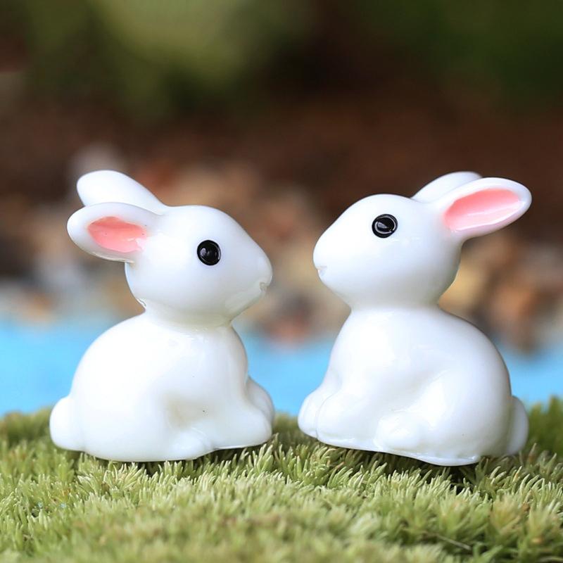 Mini Cute Animal Figurine Miniatures Crafts Ornament Fairy Garden Bonsai DIY Home Landscape Decoration Gift