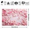 2D Spring Sakura Flower Wall Decor Backdrop Baby Shower Photo Background