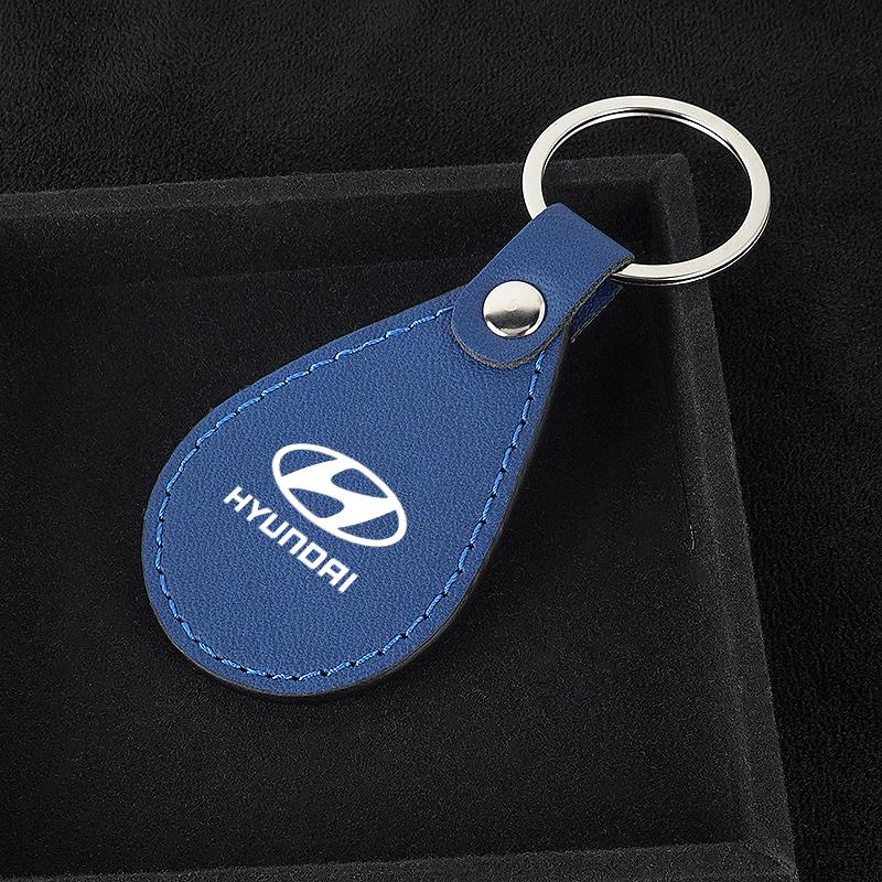 Mode Bil Logo Styling Nyckelring Nyckelkedja Nyckelring Hänge För Hyundai IX35 Veloster KIA Sportage Interiör Bilaccessoarer