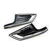 2PCS Front Bumper Fog Light Cover Air Inlet Decoration Frame Trim Accessories Replacement Parts For Nissan SERENA C28