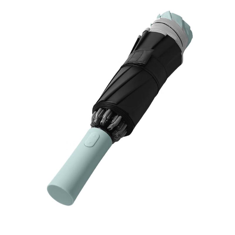 Tri-polar 10-Rib Automatic Reverse Folding Umbrella with Reflective Strip