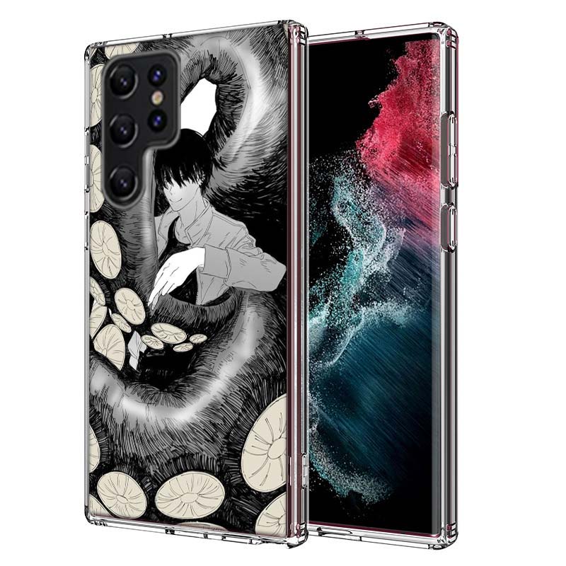 Chainsaw Man Yoshida Capa Phone Case For Samsung S26 Ultra S25 Edge Galaxy S23 S21 S20 S24 FE S22 S10 Plus Cover Clear TPU Shell
