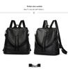 Korean Style Women's Backpack 2024: Trendy, Large Capacity, Soft Leather for Casual Outings & Travel