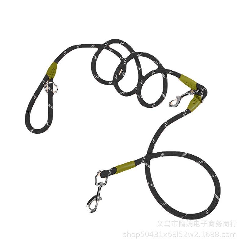 Cross-border Hands-free Reflective Diagonal Shoulder Traction Rope Multi-functional Running Traction Rope Pet Traction Belt Anti-lost Orange