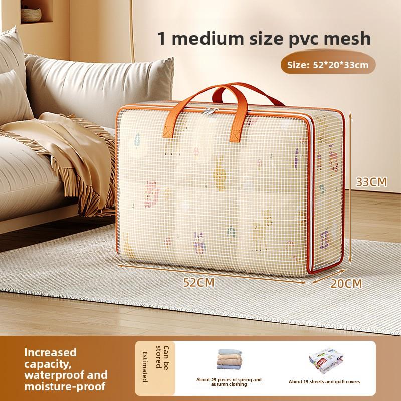 Clothing Storage Box, Household Large Capacity Clothing Sorting Box, Cotton Quilt Storage Bag, Moving Packing Bag
