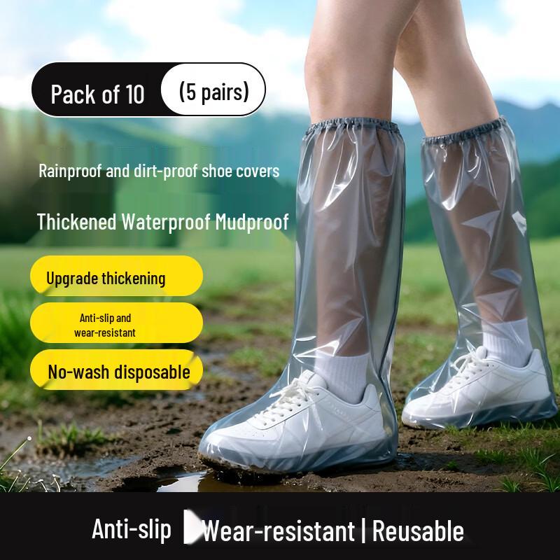 Corlock Portable Disposable Rain Shoe Covers