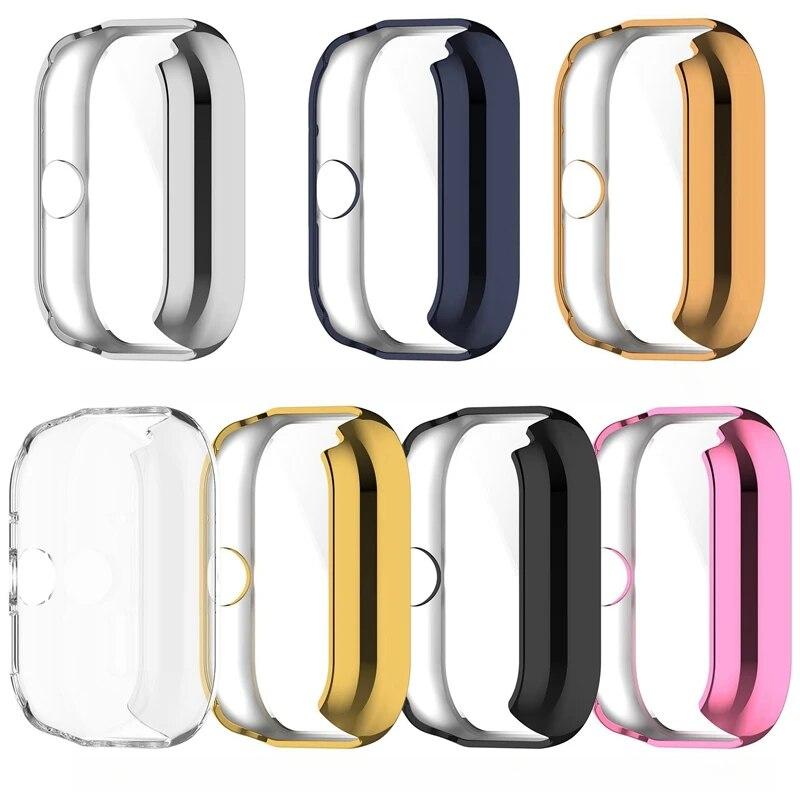 Soft Full Case+Tempered Glass For Redmi Watch 4 Protective Cases Screen Protector + Cover On  Redmi Watch 3 Active