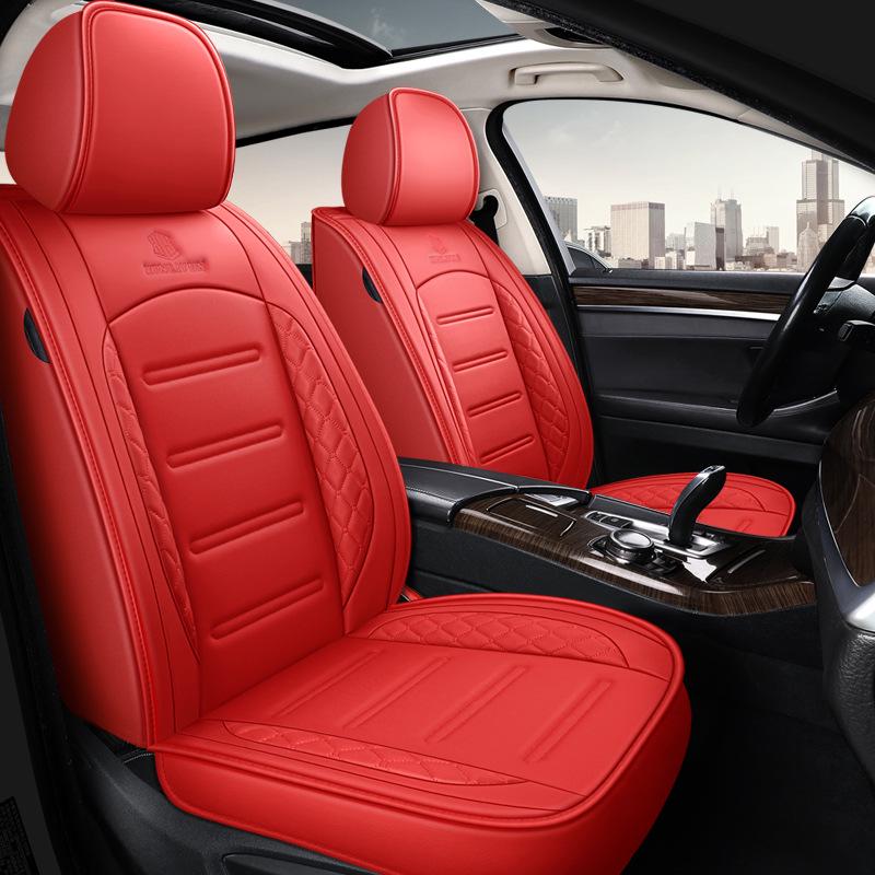 All-Season Universal Leather Car Seat Cushion Cover