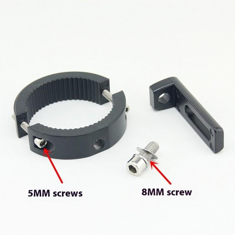 Adjustable Motorcycle Light Bracket Clamp Metal Mounting without Drilling Strong Bike Supporting Frame for 20 38mm Tubes