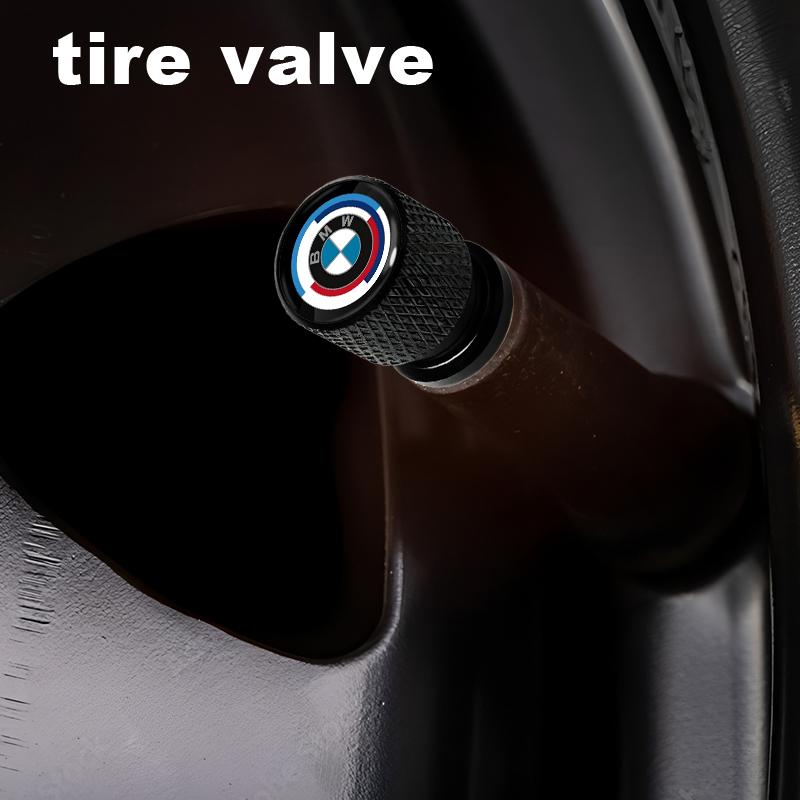 THM28 Car Wheel Tire Valve Caps Tyre Stem Covers Airdust Waterproof For BMW E61 E81 E87 1 2 3 4 5 6 7 Series X1 X3 X4 X5 X6 F20 E90