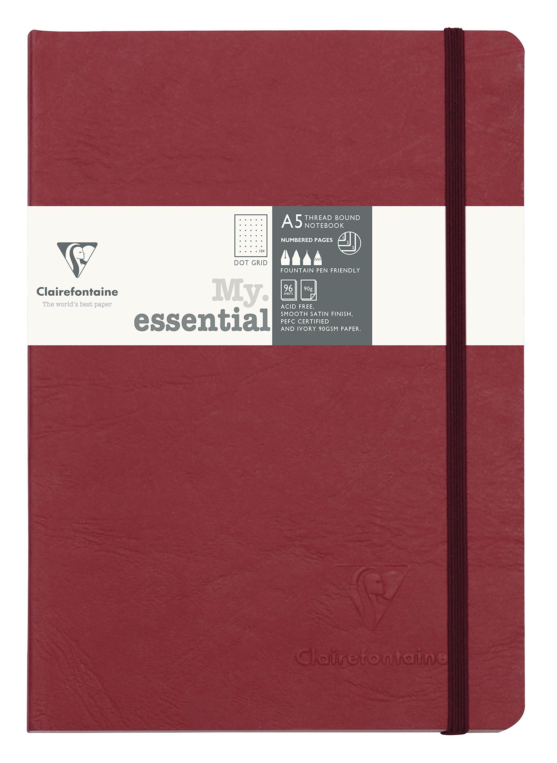 

Clairefontaine Age Bag My Essential, Dot Ruled, A5, Red, cf793432