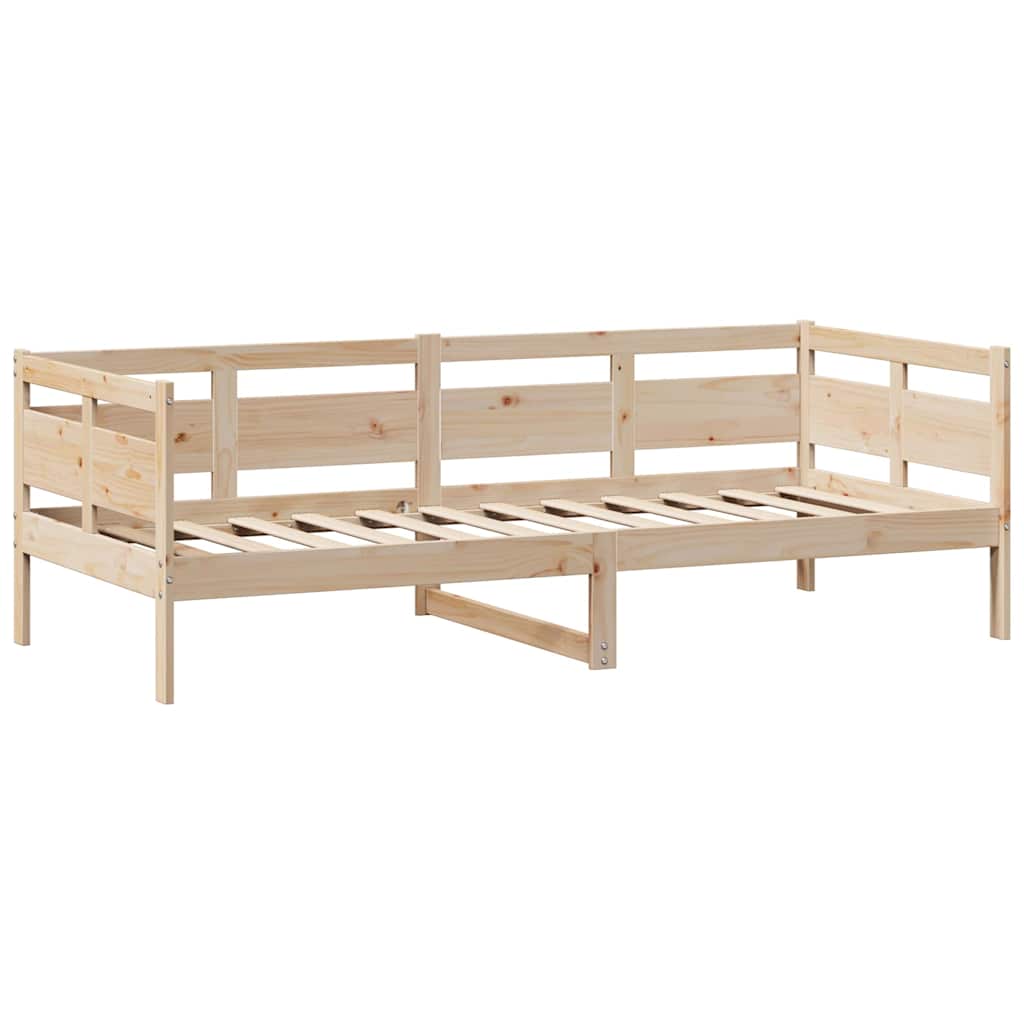 Daybed with Drawers 90 x 190 cm Solid Pine Wood