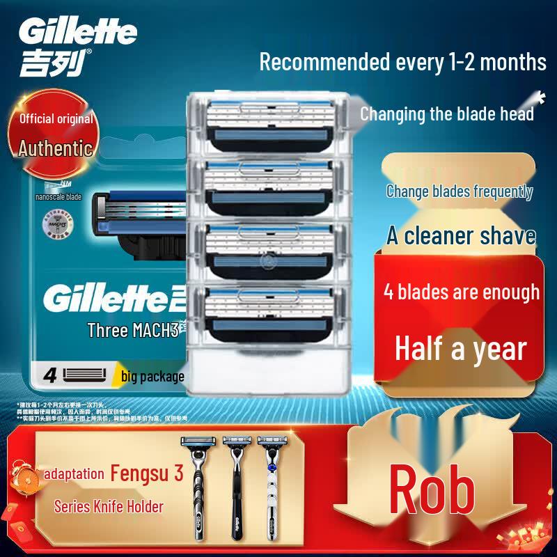 Gillette Mach3 Classic Razor Blades