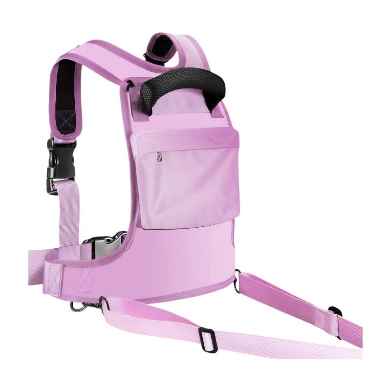 Integrated 15L Backpack Design Ski Training Harness Belt For Kids With Adjustable Straps And Easy Clip System