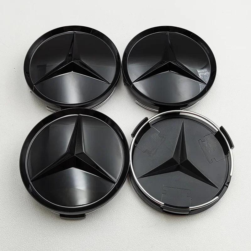 

Car Sticker 4pcs 75mm Car Wheel Center Caps Hub Caps For Mercedes Benz A B C E S GLA GLB GLC GLE GLK CLS R W205 W253 W177 W213 A