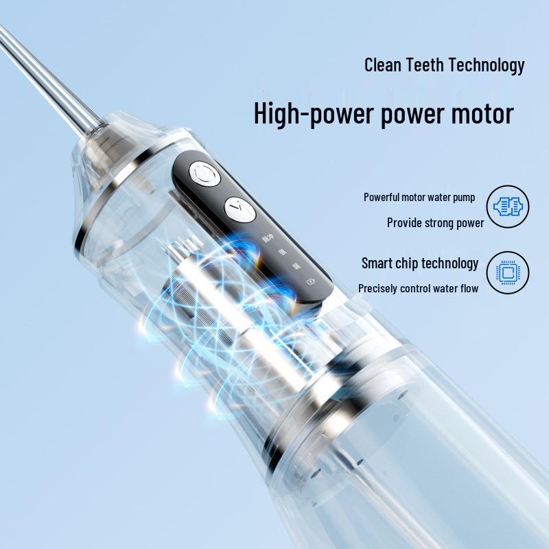 Portable Electric Oral Irrigator Water Flosser - Handheld Teeth Cleaner for Home Use