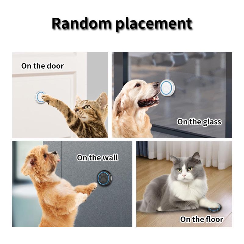 Wireless Waterproof Pet Doorbell for Cats & Dogs - EU, US, UK Specs