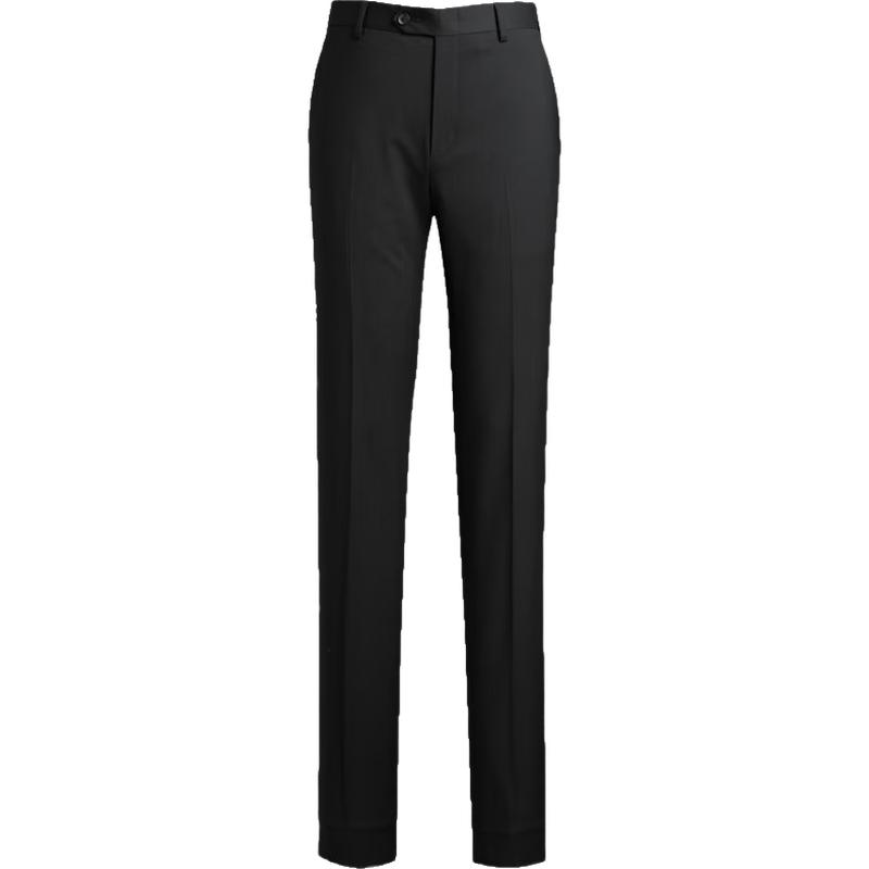 VICUTU Men s Pure Wool Easy Care Straight-Leg Suit Trousers 34