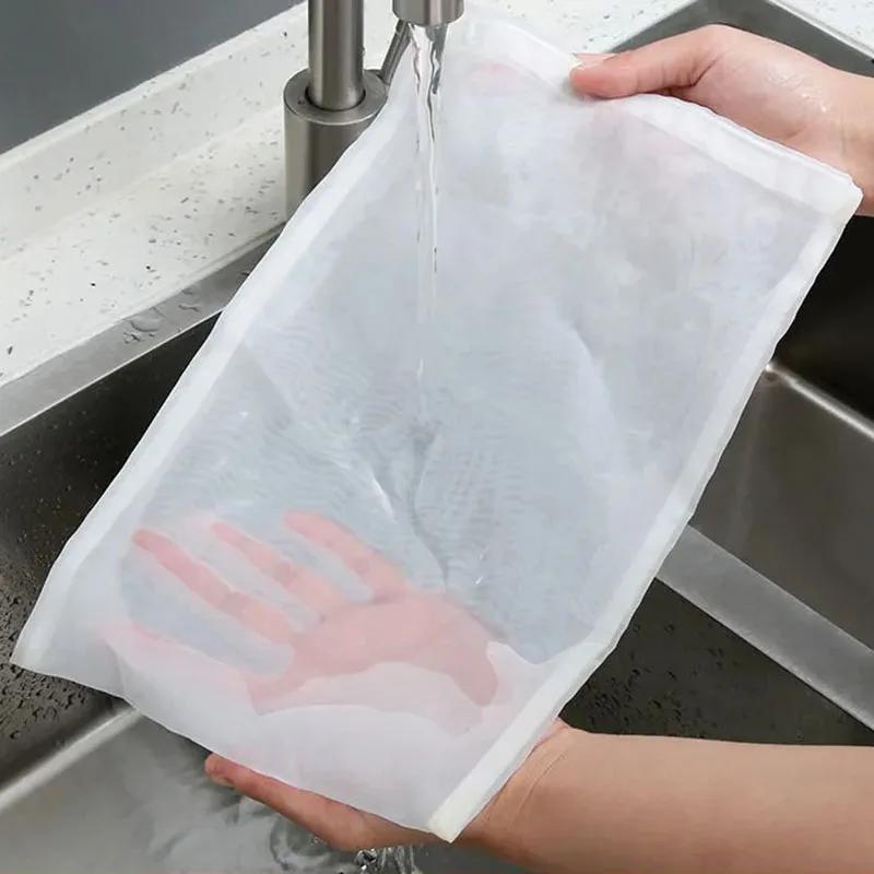 Food Grade Soy Milk Wine Nylon Filter Bag Net 100 Mesh Tea Beer Coffee Oil Reusable Filter Fabric Bags Kitchen Filter Fabric Bag