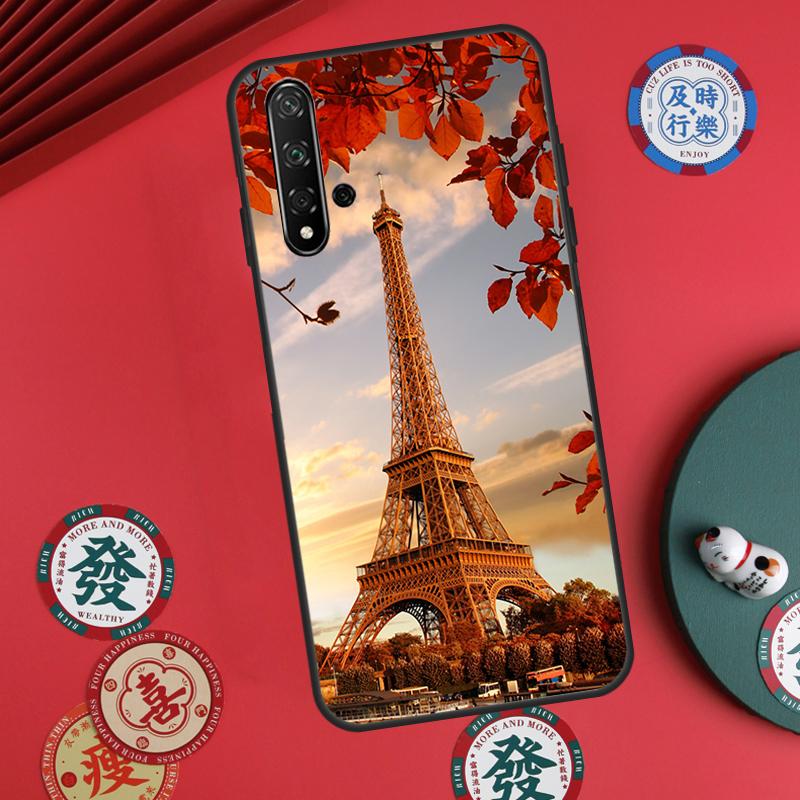 Paris Eiffel Tower For Huawei Nova Y73 Y72 Y61 Y91 Y90 Y70 Y60 12s 12i 11i 8i 9 10 SE P60 Pro P30 P40 Lite Case