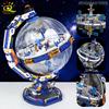 DIY Space Station Transparent Globe Astronomy Model Construction Blocks Technology Bricks Ornament Playthings designed for Adult Present