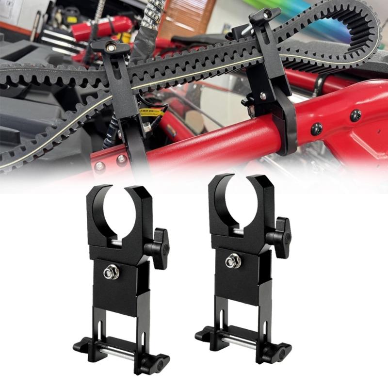 Suport de montare pentru curea de transmisie pentru sarcini grele, reglabil, suport UTV pentru curea, fixare rapidă, se potrivește cu bare de protecție de 1,5 2 inci, potrivit pentru vehicul