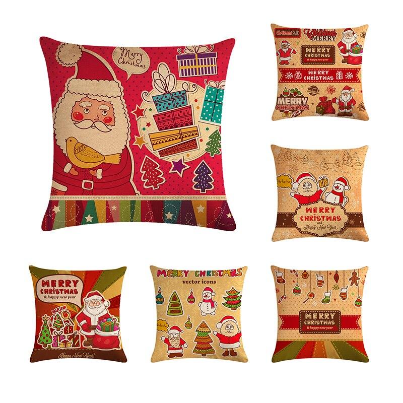 round christmas pillows
