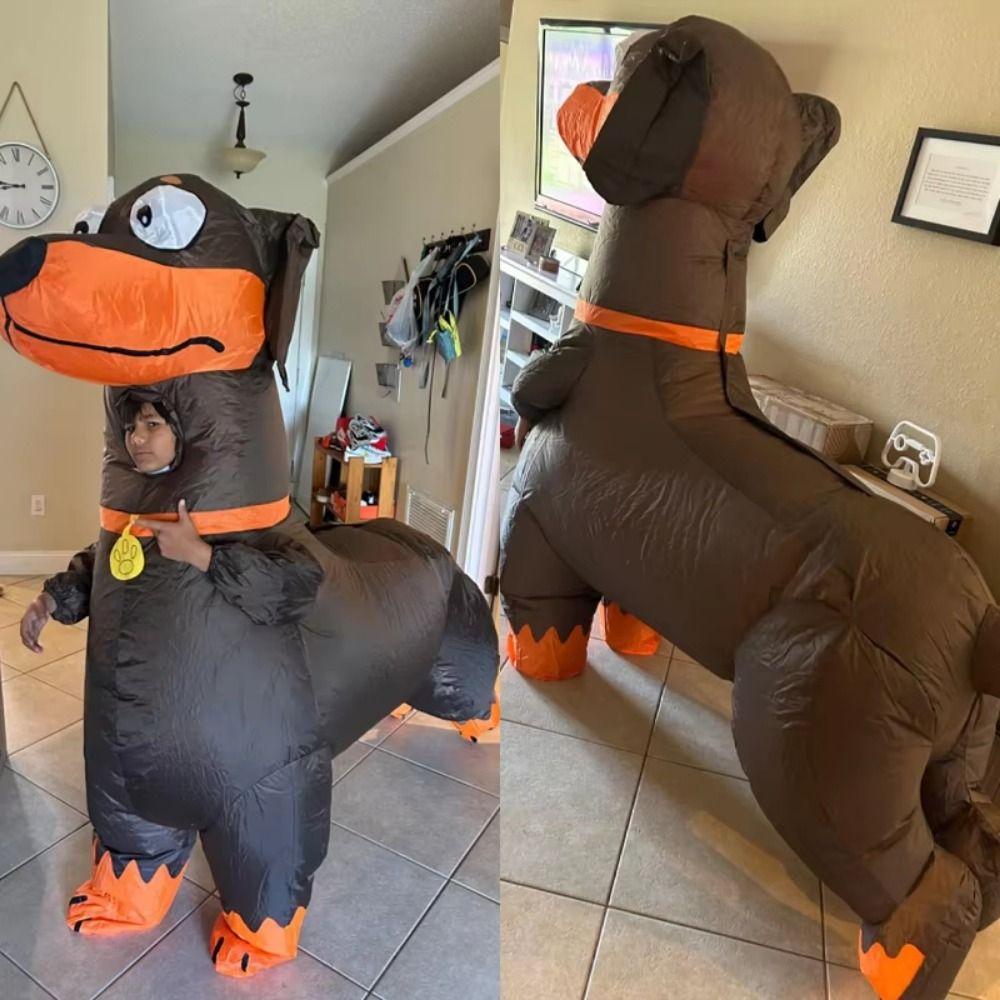 Celotělový overal Nafukovací kostým jezevčíka Cosplay kostým jezevčíka Rekvizity pro hraní rolí