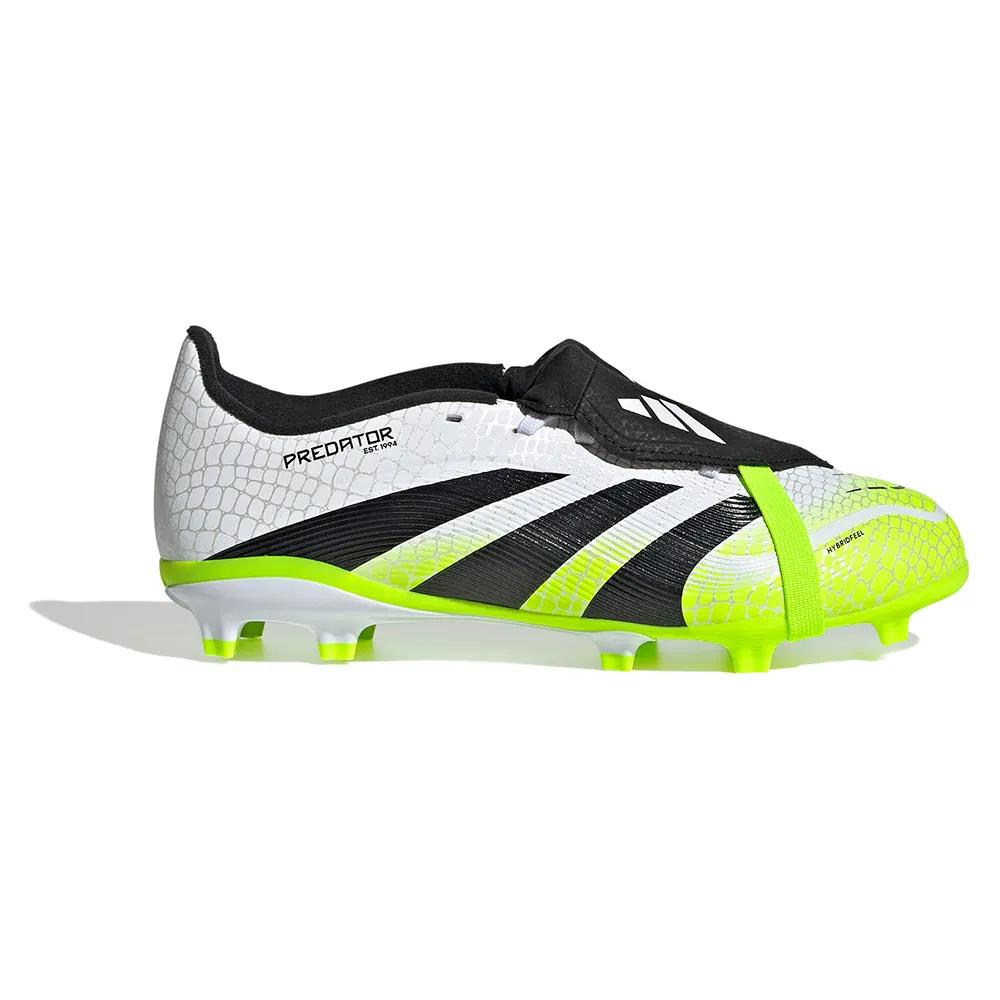 adidas Predator League Football Boots Fold-over Tongue White