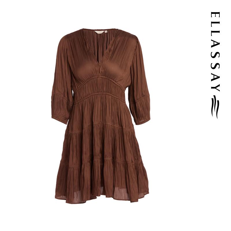 ELLASSAY 2025 Early Spring French Elegant Short Dress
