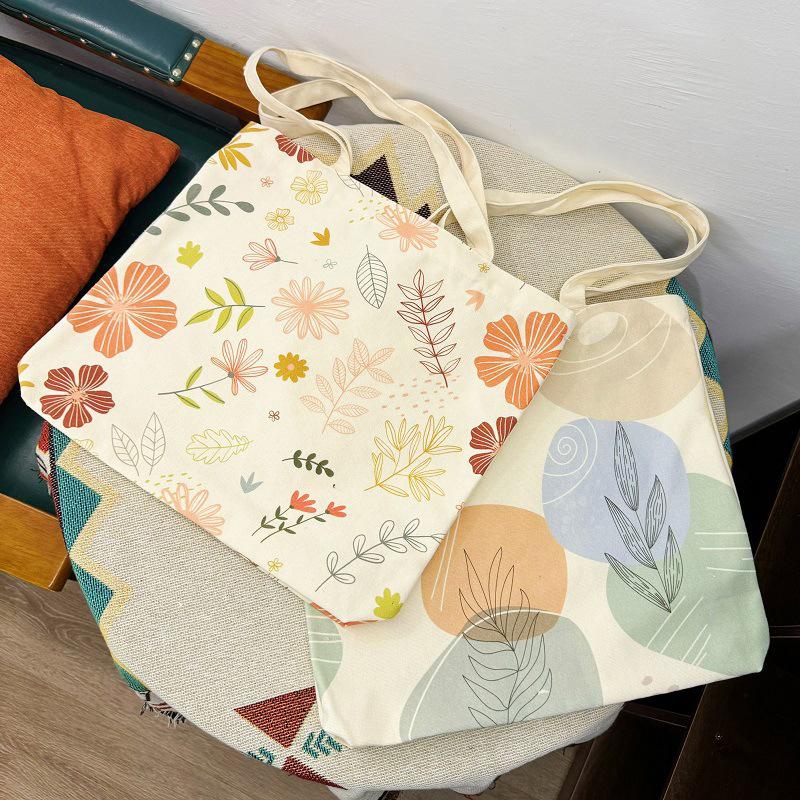 Commuter Large Capacity Canvas Tote Reusable Shopping Bag Women S Tote Shopping Cloth Bag