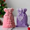 Christmas Gift Bag Silicone Candle Mold Candy Bag Shape Silicone Mold Baking Tool For Epoxy Resin Candle Soap Chocolate