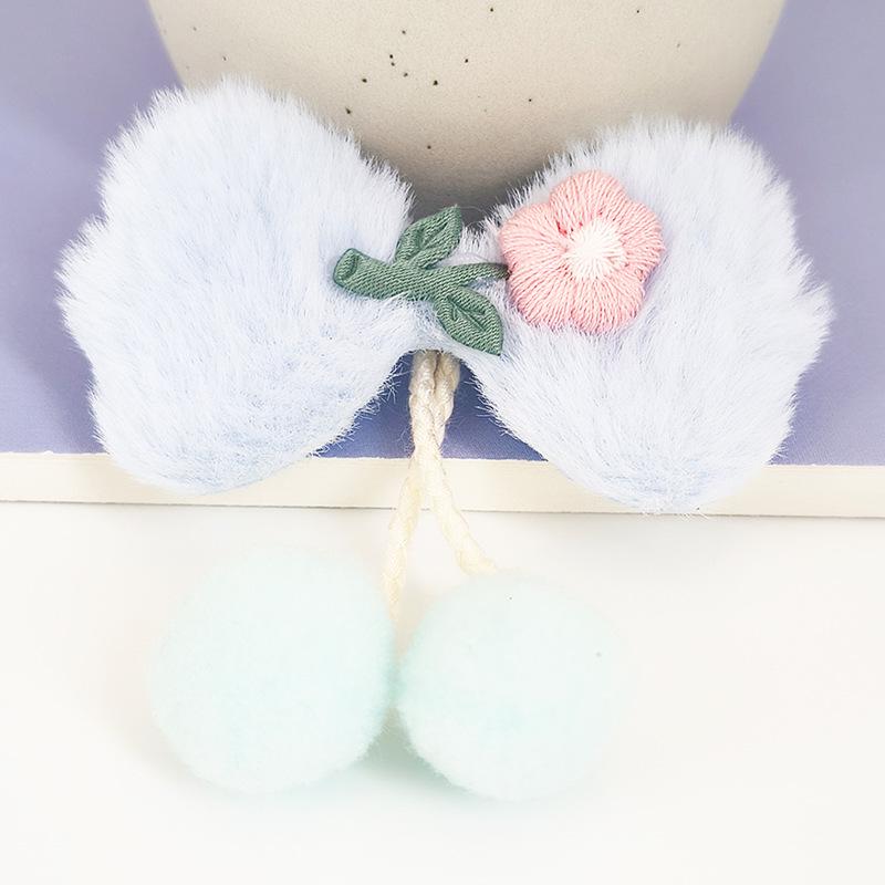 Women's Decorative Accessories: Embroidered Cartoon Flower Bowknot Fabric Patches for Clothing, Shoes, and Hats.