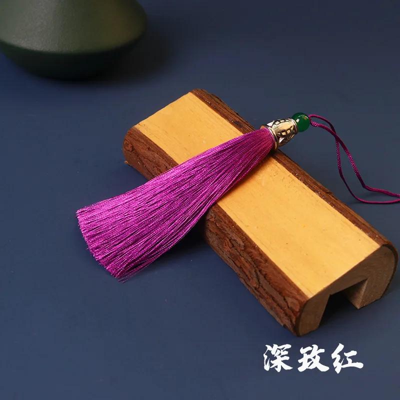 5pcs/Pack 10cm Multicolor Cotton Silk Tassel Cords Brush for Earrings Charm Pendant Tassel Fringe DIY Jewelry Making