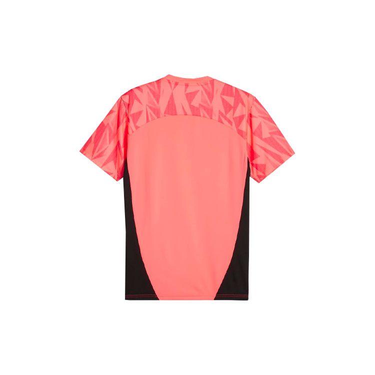 Puma Color Block Design Breathable Training Short Sleeve Football Shirt Men Shirts Pink 659264-57