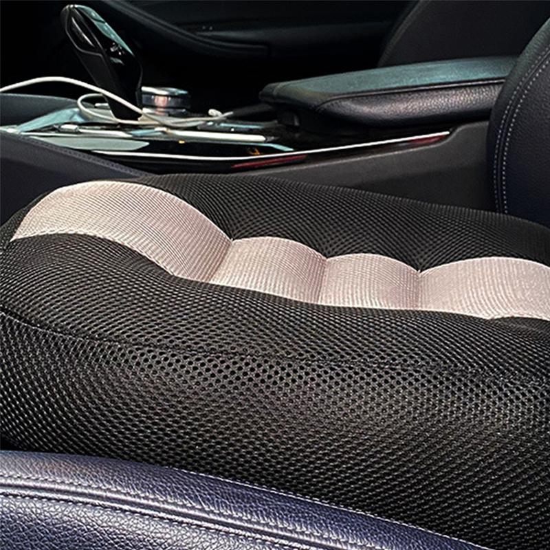 Car Seat Booster Cushion Portable Thickening Heightening Mat Breathable Comfortable Driver Expand Field of View Seat Pad